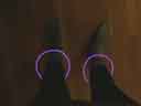 The foot bracelets [to match the wrist bracelets]